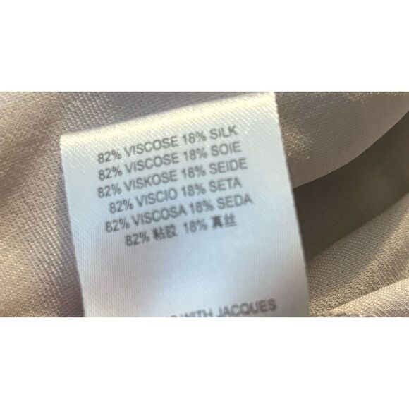 SLEEPING WITH JACQUES
Francoise gathered velvet robe/ Dress in Platinum Size M - Picture 12 of 12